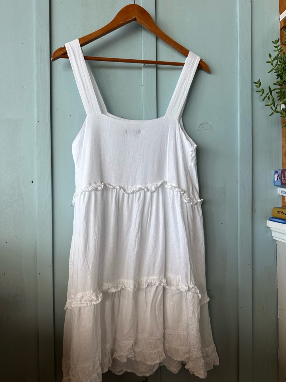 Rails White Ruffle Tiered Mini Dress - Picture 9 of 13